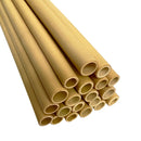 100 Pc Hand Crafted Organic 8" Biodegradable, Reusable Bamboo Drinking Straws