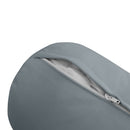 STYLE V6 Twin Velvet Knife Edge Indoor Daybed Bolster Pillow |COVER ONLY| AD347