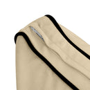 Style V1 Twin-XL Contrast Pipe Velvet Indoor Daybed Mattress Pillow Complete Set AD304