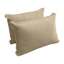 Style V1 Twin-XL Pipe Trim Velvet Indoor Daybed Mattress Pillow Complete Set AD304