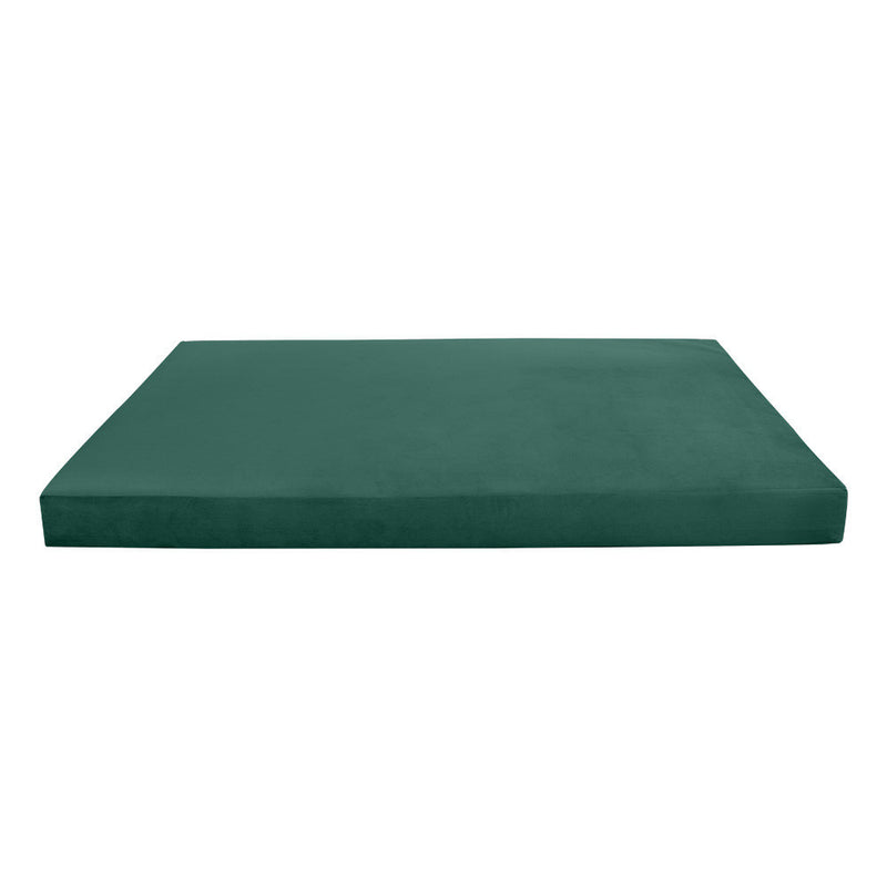 STYLE V1 Full Velvet Knife Edge Indoor Daybed Mattress Pillow |COVER ONLY| AD317