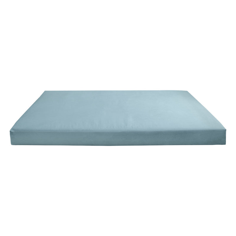 STYLE V1 Twin-XL Velvet Knife Edge Indoor Daybed Mattress Bolster Pillow |COVER ONLY| AD355