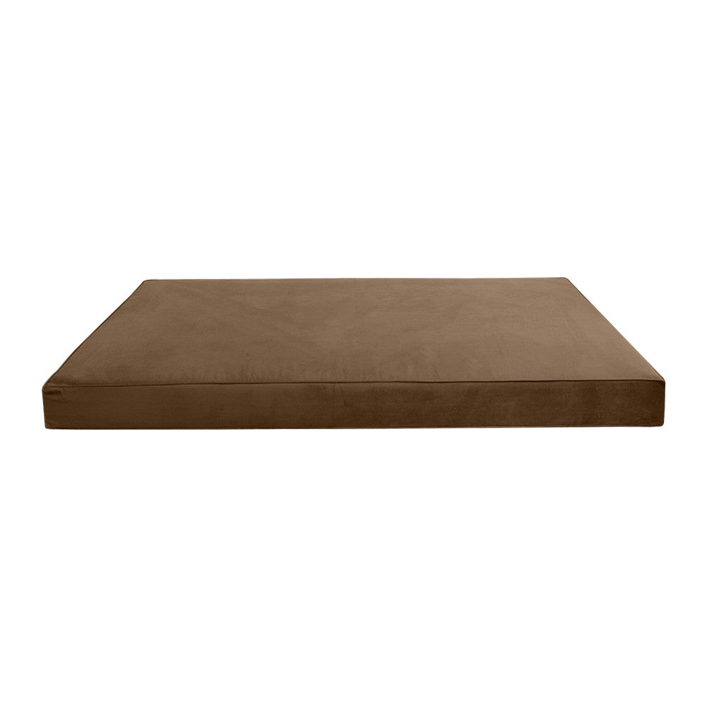 Style V1 Full Pipe Trim Velvet Indoor Daybed Mattress Pillow Complete Set AD308