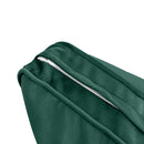 Style V1 Full Pipe Trim Velvet Indoor Daybed Mattress Pillow Complete Set AD317