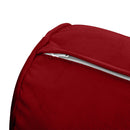 Style V1 Full Pipe Trim Velvet Indoor Daybed Mattress Pillow Complete Set AD369