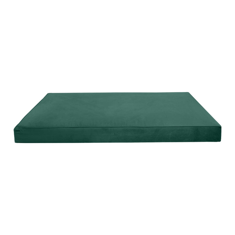 Style V2 Twin-XL Pipe Trim Velvet Indoor Daybed Mattress Pillow Complete Set AD317