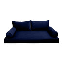 STYLE V2 TwinXL Velvet Pipe Trim Indoor Daybed Mattress Pillow |COVER ONLY|AD373