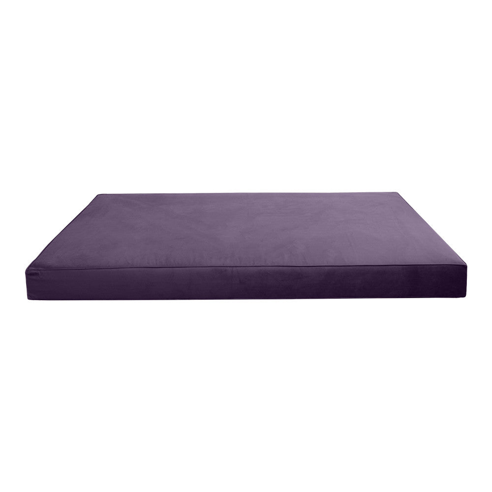 Style V3 Twin Pipe Trim Velvet Indoor Daybed Mattress Pillow Complete Set AD339