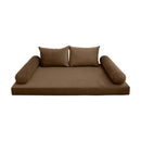 STYLE V4 Full Velvet Knife Edge Indoor Daybed Mattress Pillow |COVER ONLY| AD308