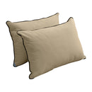 Style V4 Twin-XL Contrast Pipe Velvet Indoor Daybed Mattress Pillow Complete Set AD304