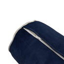 Style V4 Full Contrast Pipe Velvet Indoor Daybed Mattress Pillow Complete Set AD373