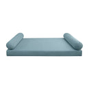 STYLE V5 Full Velvet Knife Edge Indoor Daybed Mattress Pillow |COVER ONLY| AD355