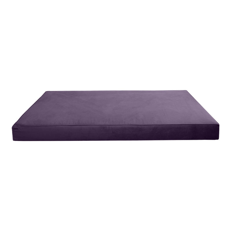 STYLE V5 Full Velvet Pipe Trim Indoor Daybed Mattress Pillow |COVER ONLY| AD339