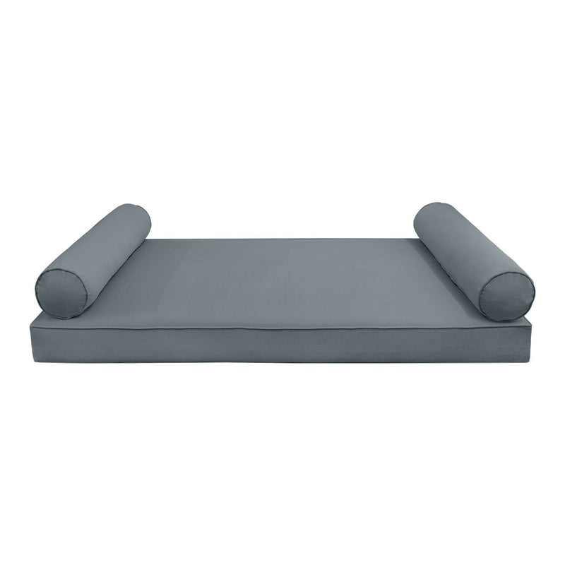 STYLE V5 TwinXL Velvet Pipe Trim Indoor Daybed Mattress Pillow |COVER ONLY| |AD347