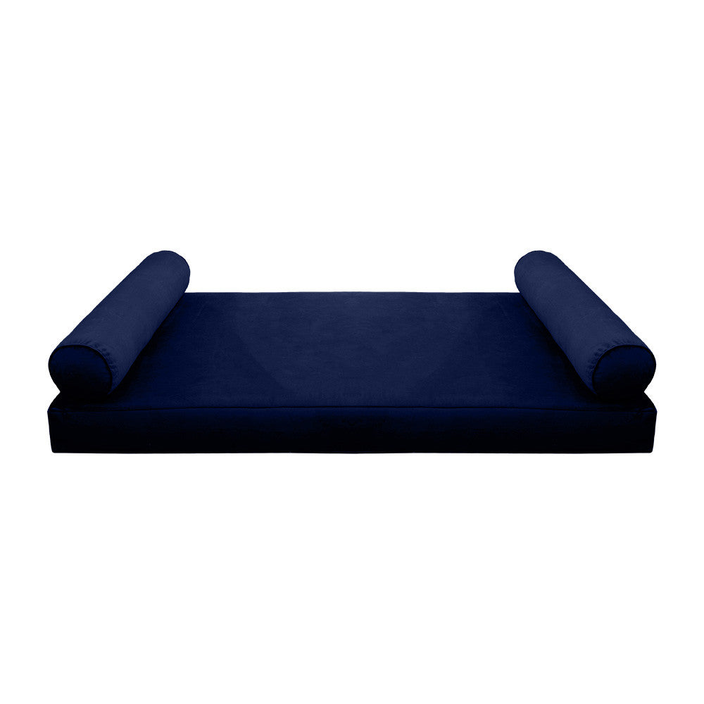 STYLE V5 TwinXL Velvet Pipe Trim Indoor Daybed Mattress Pillow |COVER ONLY| AD373
