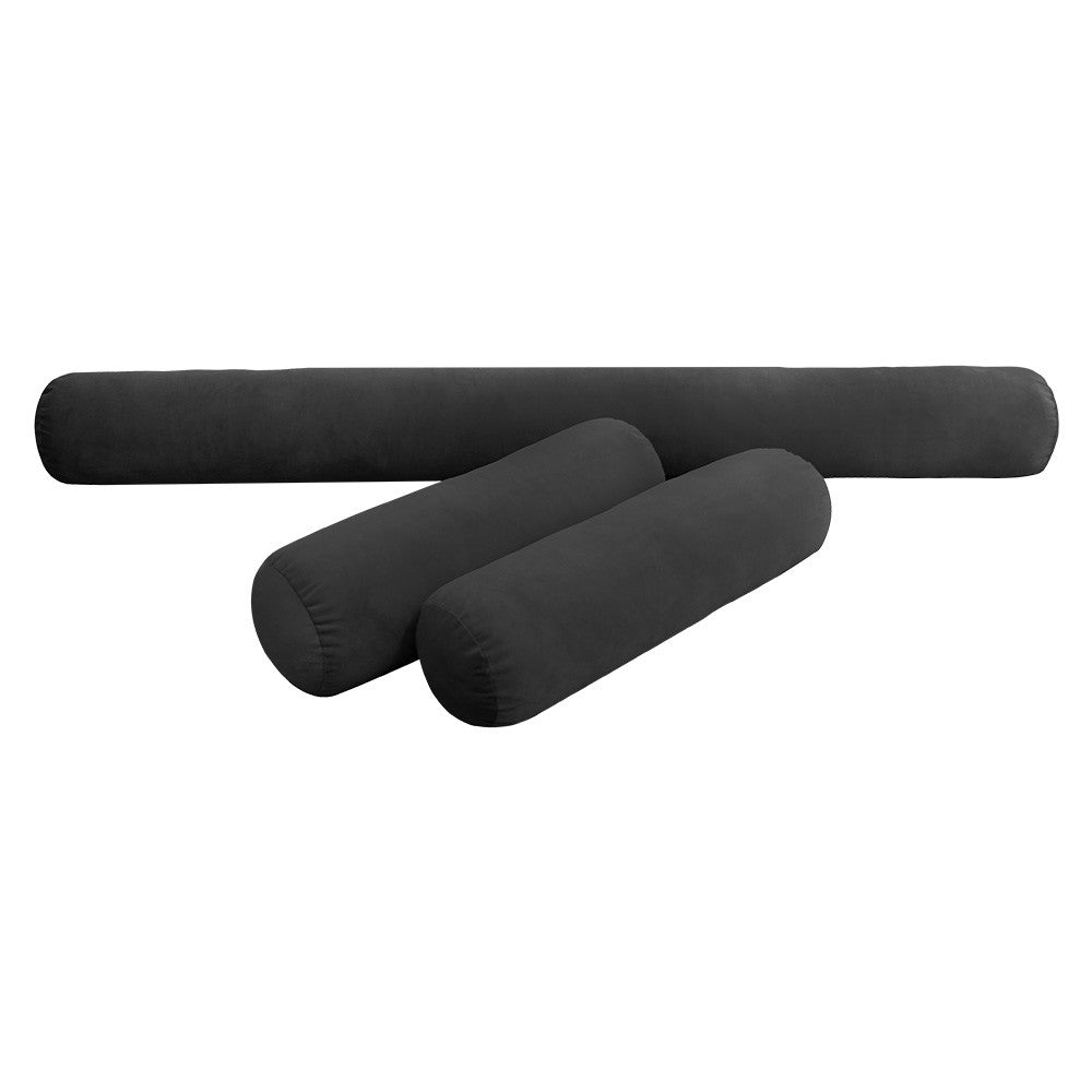 Style V6 Full Knife Edge Velvet Indoor Daybed Mattress Pillow Complete Set AD350