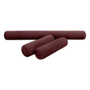 Style V6 Full Knife Edge Velvet Indoor Daybed Mattress Pillow Complete Set AD368