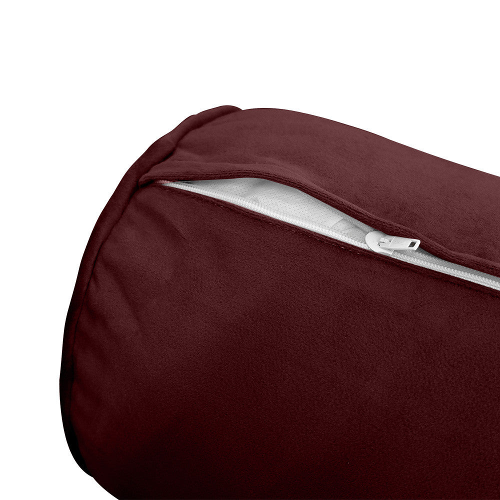 Style V6 Twin-XL Pipe Trim Velvet Indoor Daybed Mattress Pillow Complete Set AD368