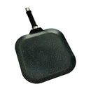 11'' Heavy Gauge Aluminum Non-Stick Griddle Square Single Stove Frying Pan Cook