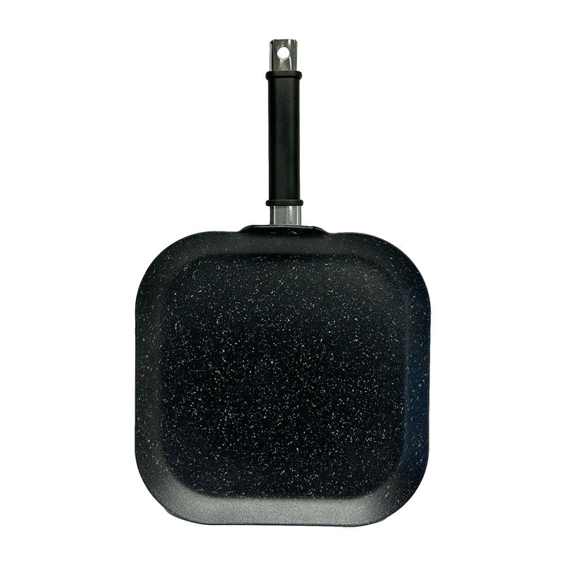 11'' Heavy Gauge Aluminum Non-Stick Griddle Square Single Stove Frying Pan Cook