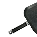 11'' Heavy Gauge Aluminum Non-Stick Griddle Square Single Stove Frying Pan Cook