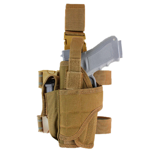 Condor Outdoor Tornado Tactical Leg Holster Left Handed Coyote