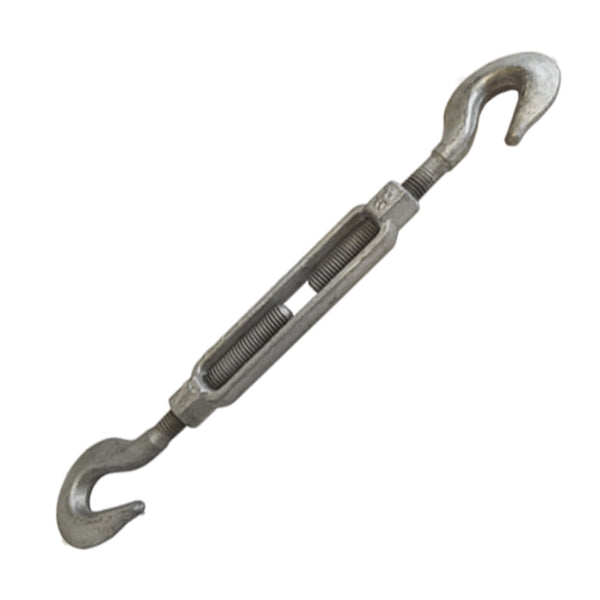 1/2" x 12" Turnbuckle HOOK HOOK Pulley Galvanized Drop Forge 1/2 x 12 Turnbuckle