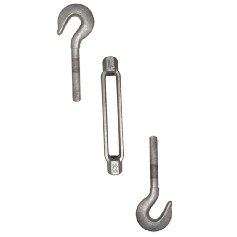 1/2" x 12" Turnbuckle HOOK HOOK Pulley Galvanized Drop Forge 1/2 x 12 Turnbuckle