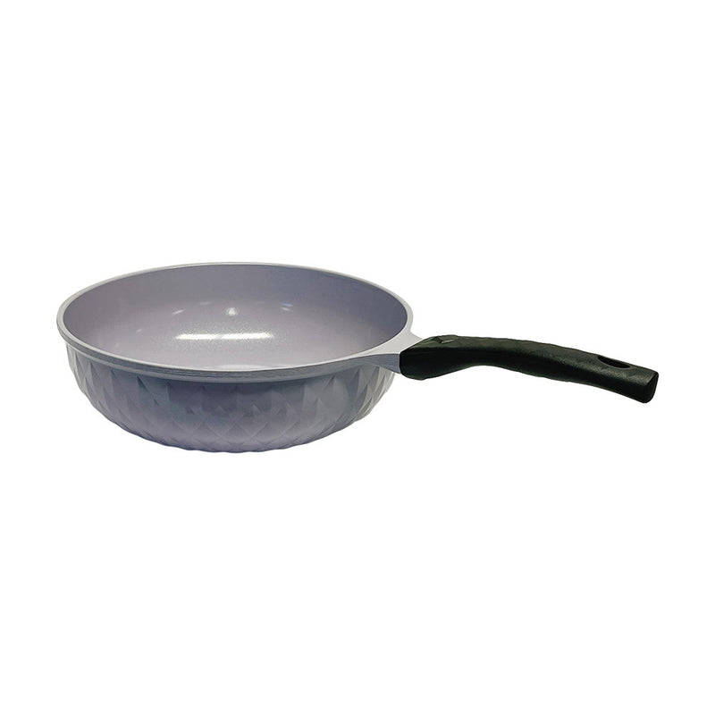 12'' Ceramic Frying Wok Cookware Nonstick Ceramic Interior Exterior Cooking Pan