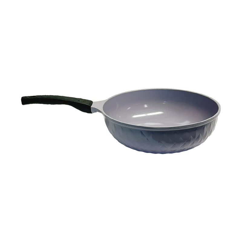 12'' Ceramic Frying Wok Cookware Nonstick Ceramic Interior Exterior Cooking Pan