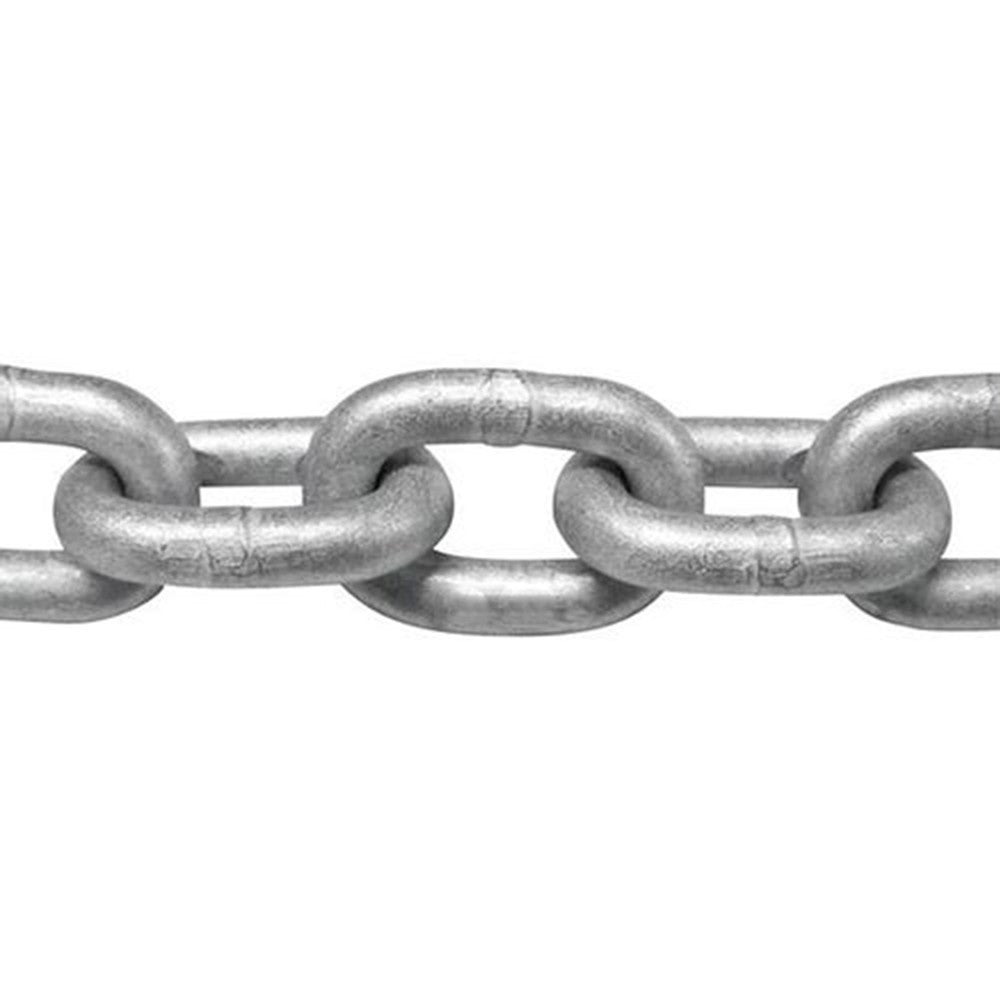 Proof Coil Chain Grade 30 Hot Galvanized Link Chain for Marine, Farm, Trailer, Dock, and Utility Use