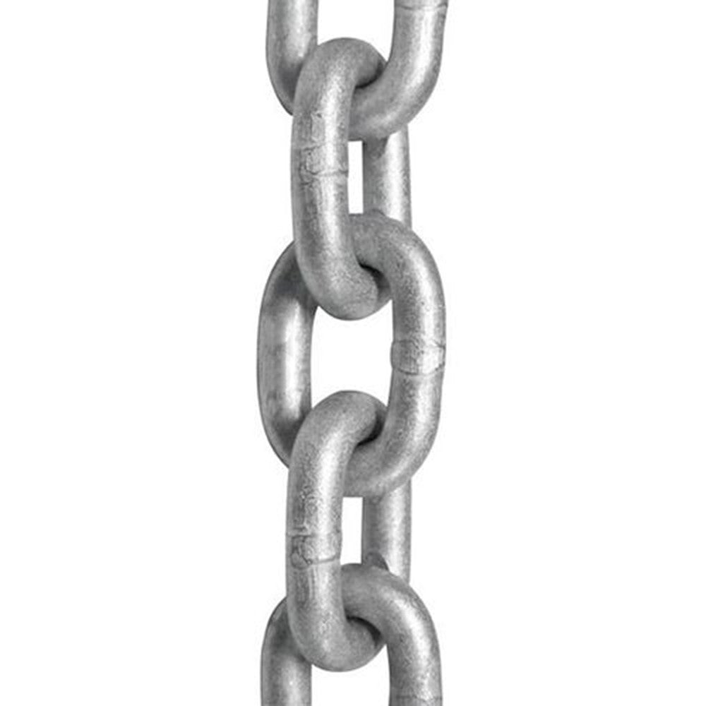 Proof Coil Chain Grade 30 Hot Galvanized Link Chain for Marine, Farm, Trailer, Dock, and Utility Use