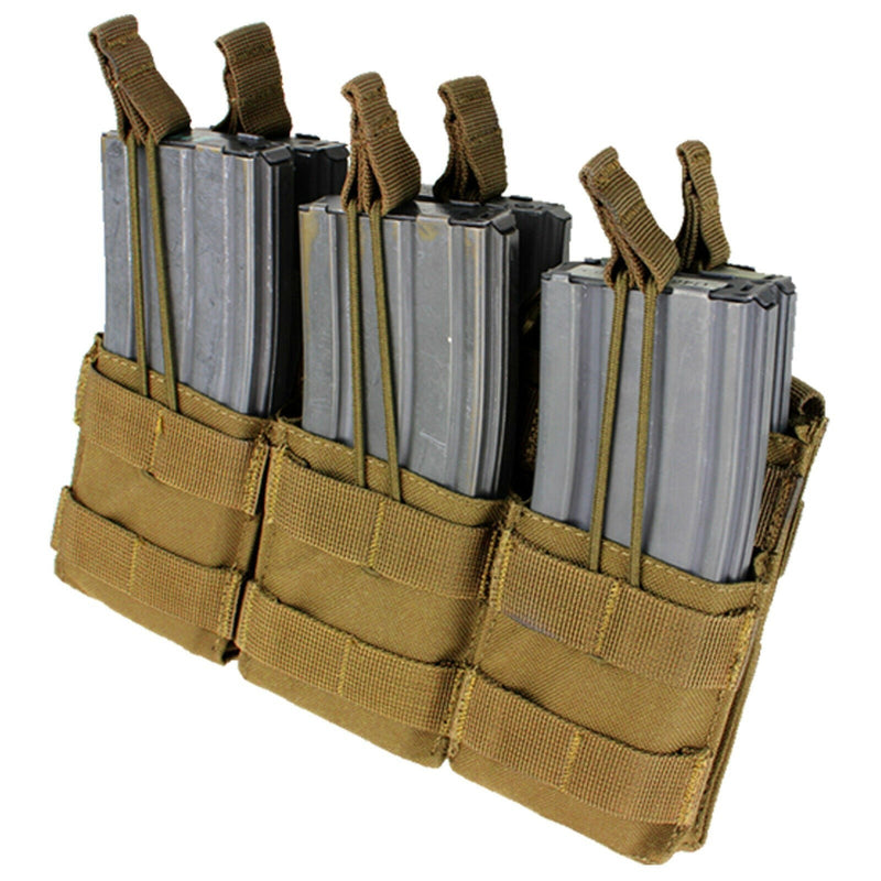 Condor Tactical Open Top MOLLE M4 / M16 Double Magazine Pouch ( Black Condor Tactical Open Top MOLLE M4 / M16 Double Magazine Pouch ( Black