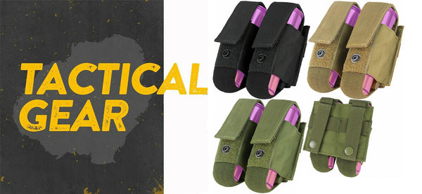 Tactical MOLLE PALS Modular M40 Double Grenade Shell Utility Pouch