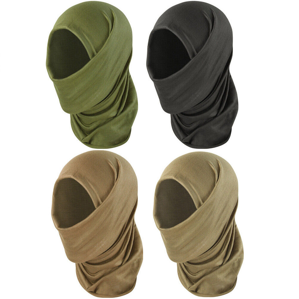 Tactical Hunting Moisture Wicking Head Neck Balaclava Multi Wrap