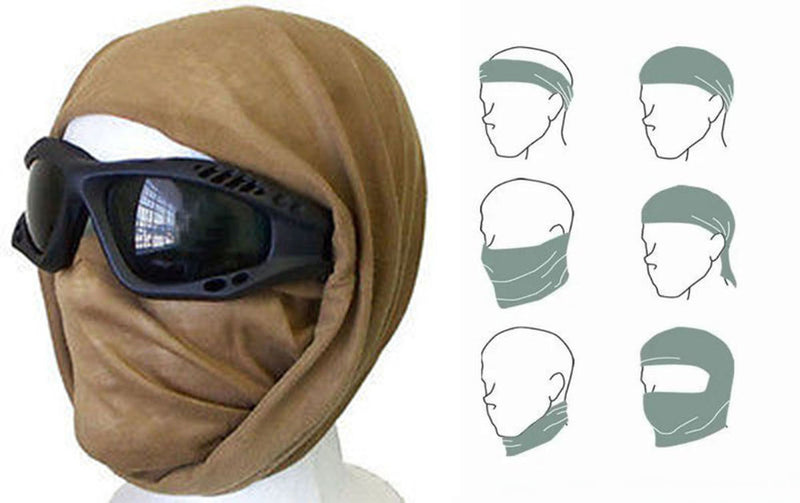 Tactical Hunting Moisture Wicking Head Neck Balaclava Multi Wrap