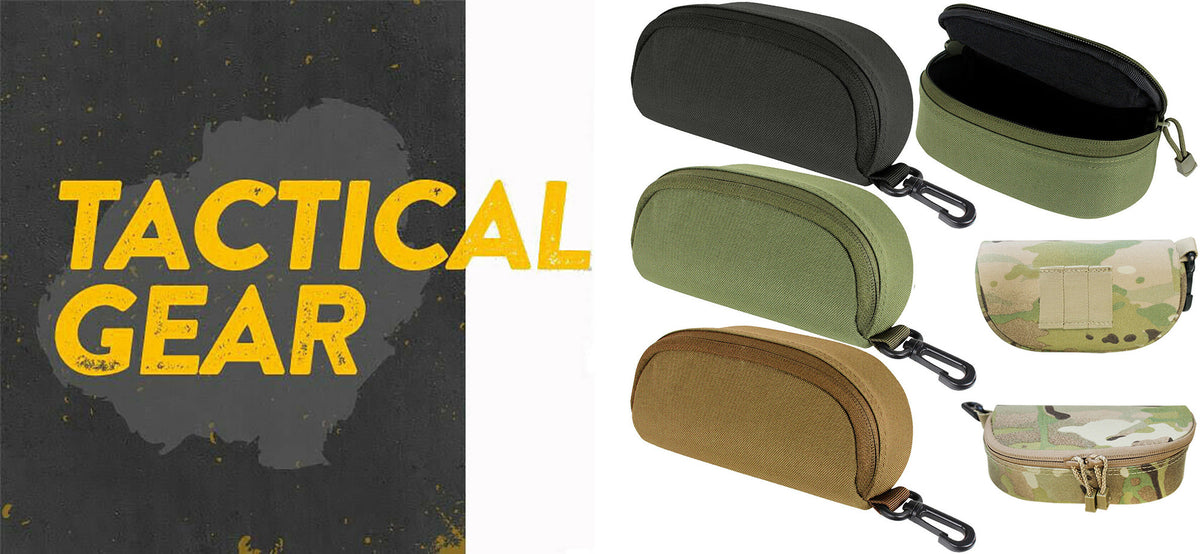 Tactical MOLLE PALS Molded Protective Sunglasses Utility Tool Pouch