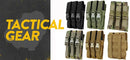 Condor MOLLE Triple Airsoft MP5 Magazine Mag Pouch .22 or 9mm Mag Ammo Flap PAL
