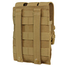 Condor MOLLE Triple Airsoft MP5 Magazine Mag Pouch .22 or 9mm Mag Ammo Flap PAL