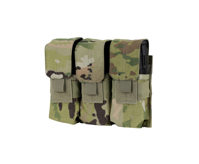 Tactical MOLLE PALS Triple .223 5.56 Mag Clip Magazine Pouch Holder