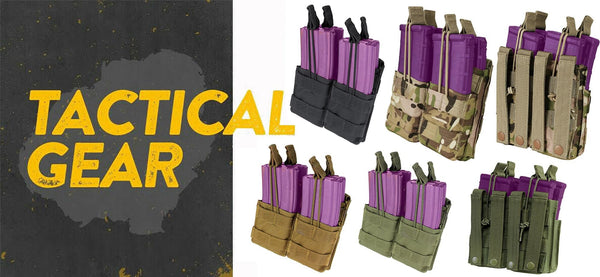 MOLLE PALS Double Stacker Open Top Bungee Magazine Mag Pouch