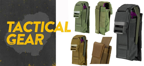 Tactical MOLLE PALS Modular Closed Top Single Flash Bang Utility Pouch
