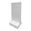 25" x 25" x 54" 2-Way Sided Slatwall Merchandiser Displays Tower Floor Stand