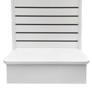 25" x 25" x 54" 2-Way Sided Slatwall Merchandiser Displays Tower Floor Stand