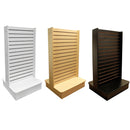 25" x 25" x 54" 2-Way Sided Slatwall Merchandiser Displays Tower Floor Stand