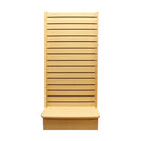 25" x 25" x 54" 2-Way Sided Slatwall Merchandiser Displays Tower Floor Stand