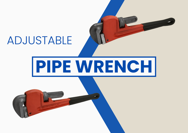 Adjustable Pipe Wrench | 18", 24" Heavy Duty Plumbing