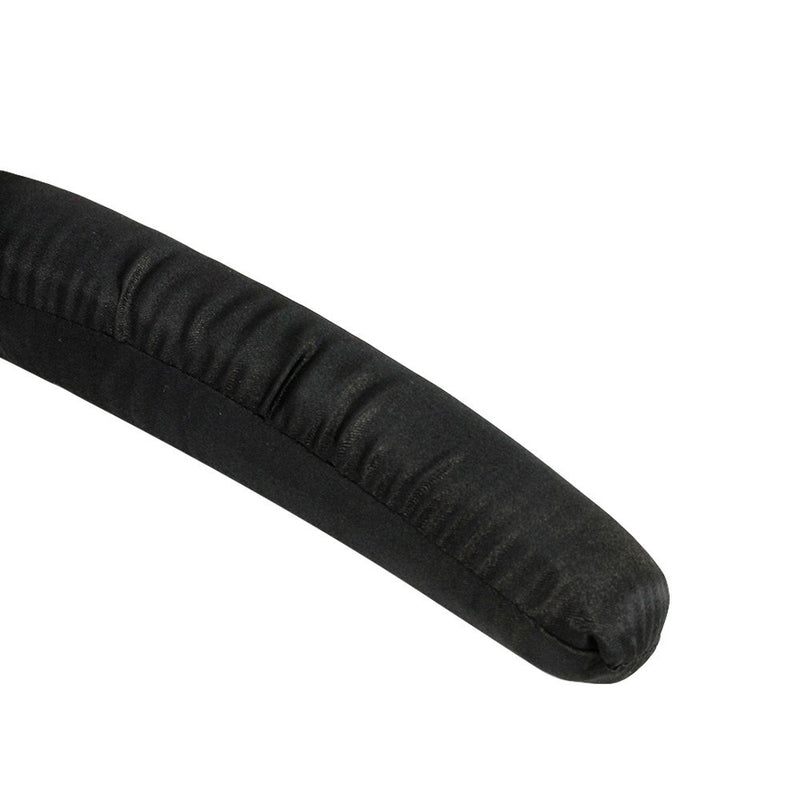 Pack 6 Satin Padded Clothes Hangers Dress Lingerie Bridal BLACK,WHITE,PINK,IVORY