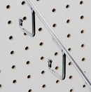 Chrome Pegboard 5-Hook , 6-Ball Waterfall Bracket Fixture Display Hook