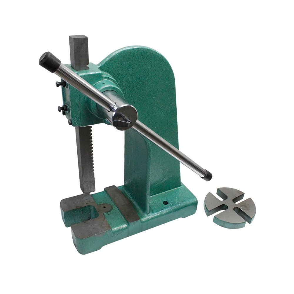 Heavy Duty Cast Iron 1 Ton Arbor Press Bench Manual Punch Press Punching Hole